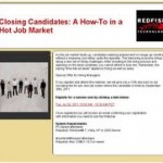 Closing Candidates: A How-To in a Hot Job Market 