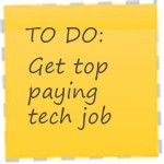 2013 To Do List - Get Top Paying Tech Job