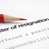 Letter of resignation